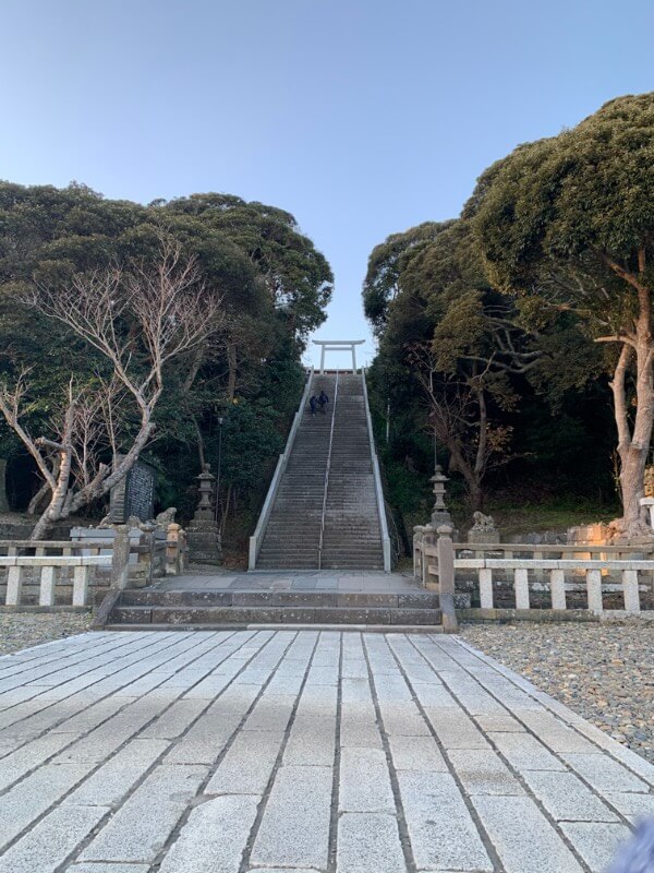 大洗磯前神社の階段